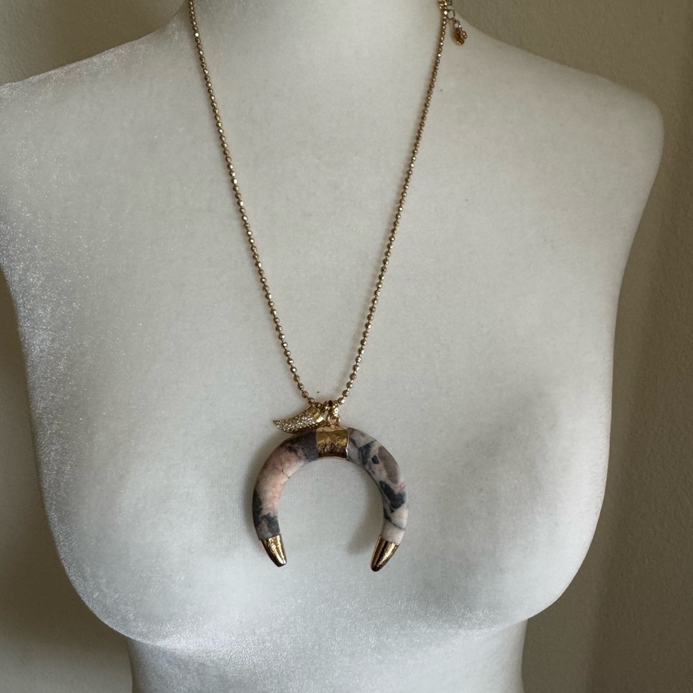 Lucky Brand Horn Pendant Necklace